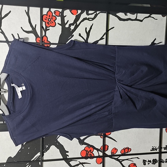 10 Crosby Derek Lam Sleeveless Navy Midi Dress XS New - Picture 3 of 10